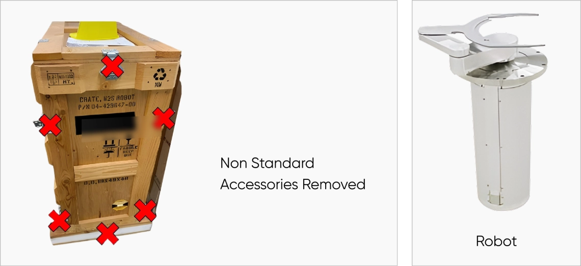 Non Standard Accessories Removed