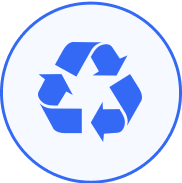 Recyclable and returnable packaging materials
