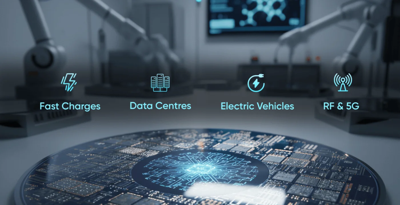 GaN – Next Generation III-V Material for Semiconductor Industry